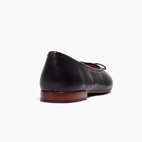 Madewell Adelle Ballet Flat in Leather - Picture 3 of 10